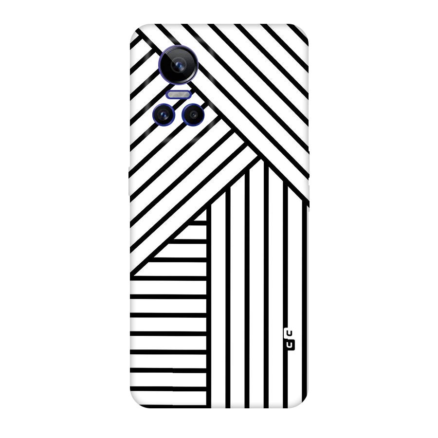 Lines Pattern Stripes Original Polycarbonate Back Case for Realme GT Neo 3