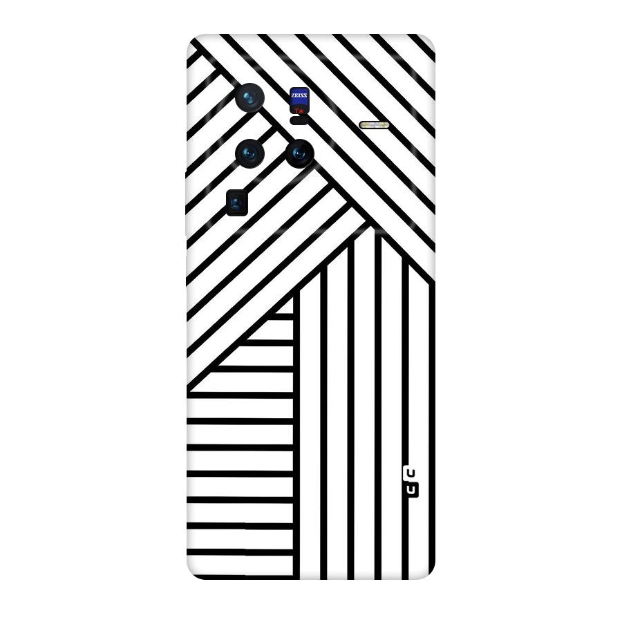 Lines Pattern Stripes Original Polycarbonate Back Case for Vivo X80