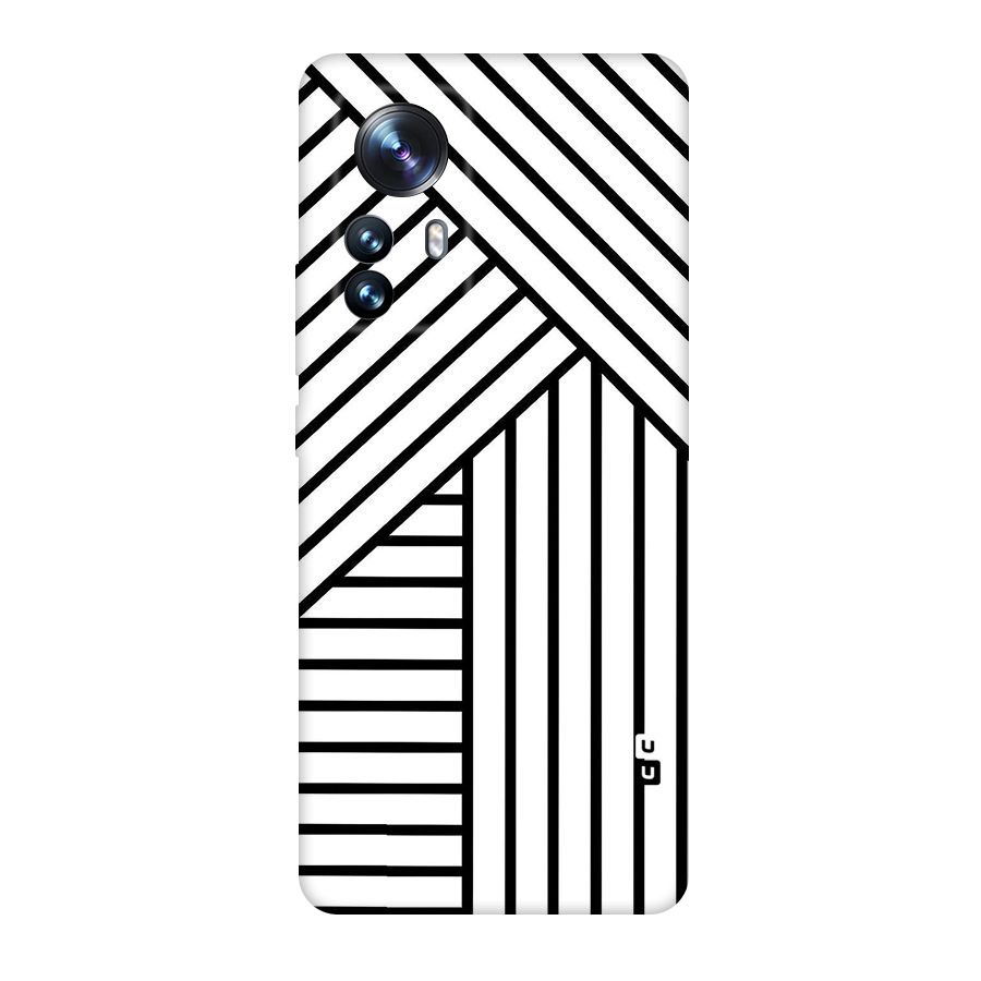 Lines Pattern Stripes Original Polycarbonate Back Case for Xiaomi 12 Pro
