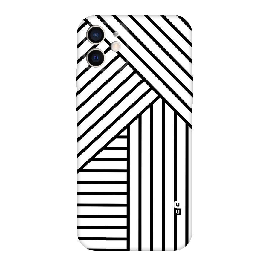 Lines Pattern Stripes Original Polycarbonate Back Case for iPhone 12