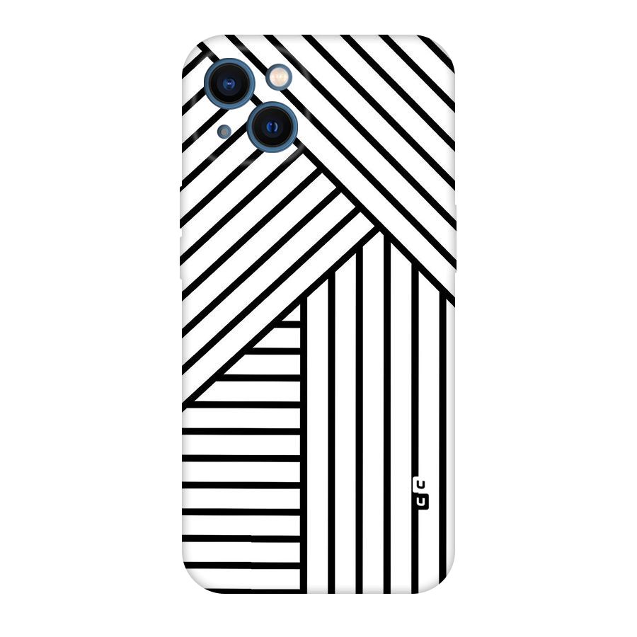 Lines Pattern Stripes Original Polycarbonate Back Case for iPhone 13