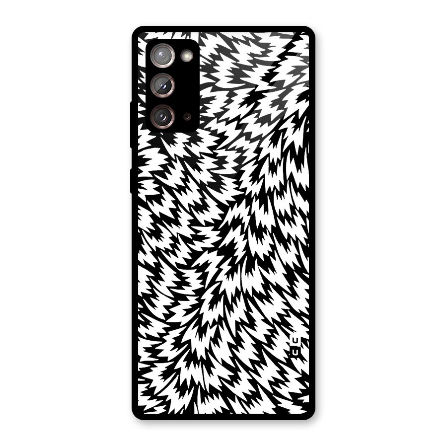 Lion Abstract Art Pattern Glass Back Case for Galaxy Note 20