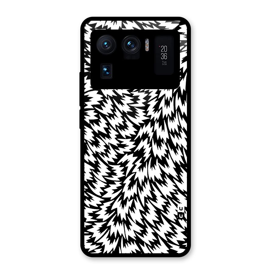 Lion Abstract Art Pattern Glass Back Case for Mi 11 Ultra