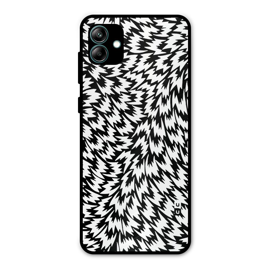 Lion Abstract Art Pattern Metal Back Case for Galaxy A04