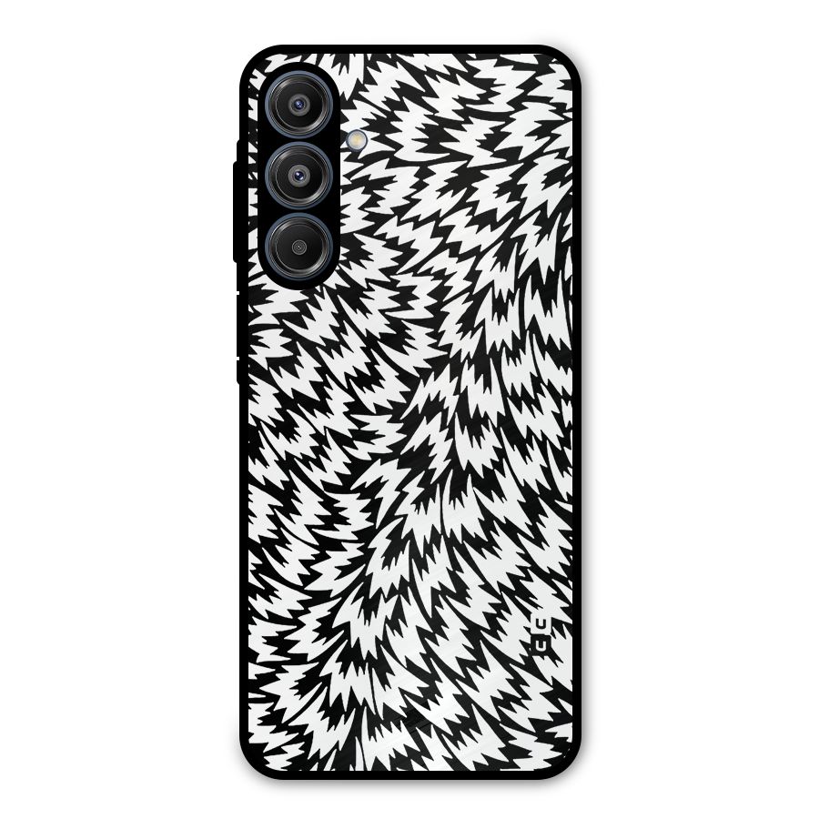 Lion Abstract Art Pattern Metal Back Case for Galaxy A16 5G