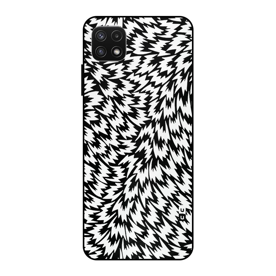 Lion Abstract Art Pattern Metal Back Case for Galaxy A22 5G