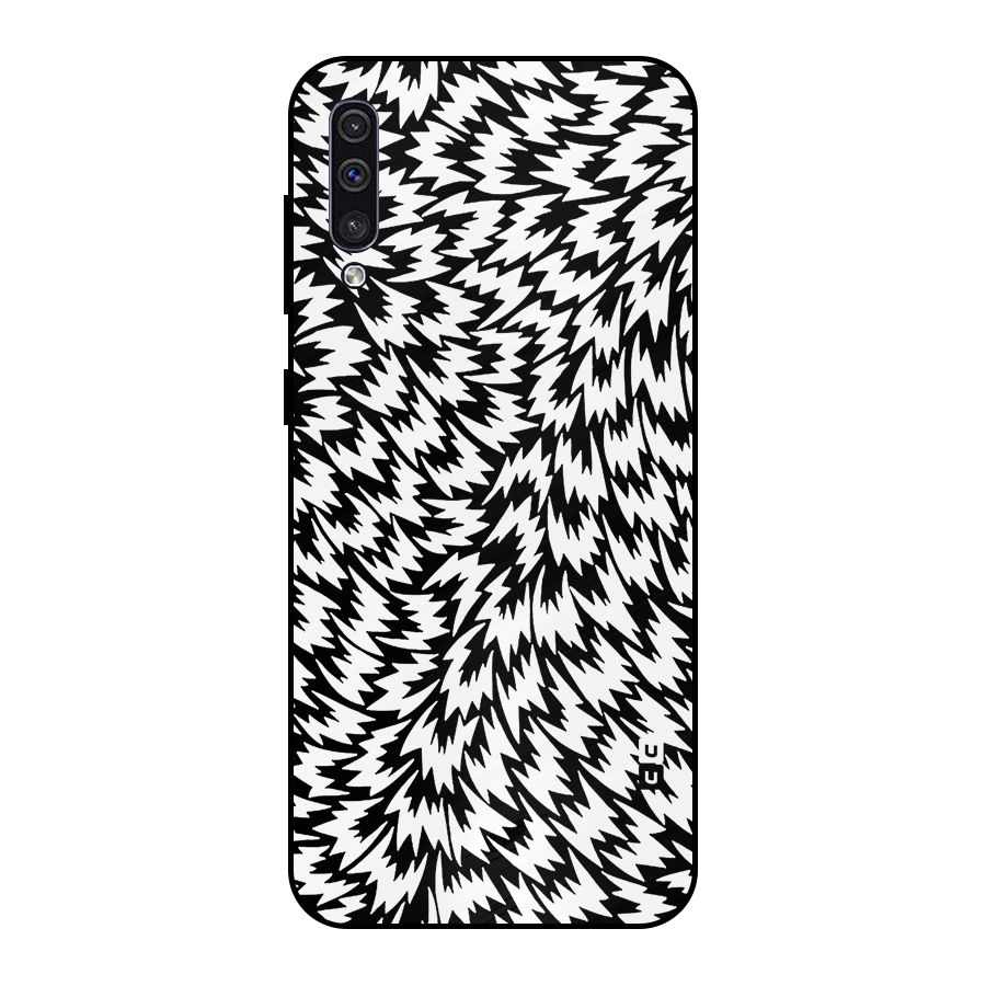 Lion Abstract Art Pattern Metal Back Case for Galaxy A30s