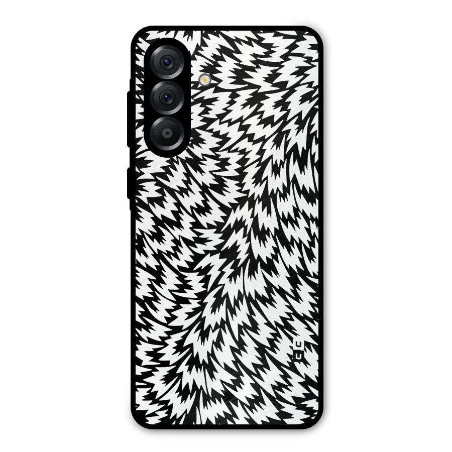 Lion Abstract Art Pattern Metal Back Case for Galaxy A56