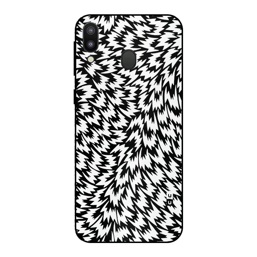 Lion Abstract Art Pattern Metal Back Case for Galaxy M20