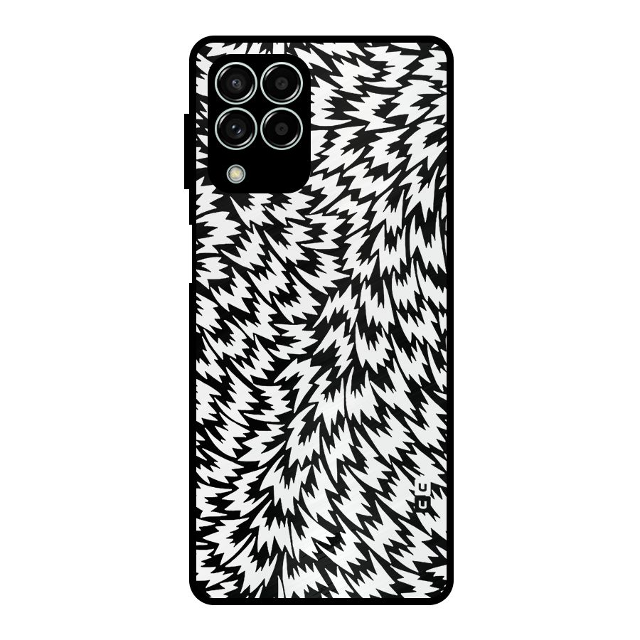 Lion Abstract Art Pattern Metal Back Case for Galaxy M33