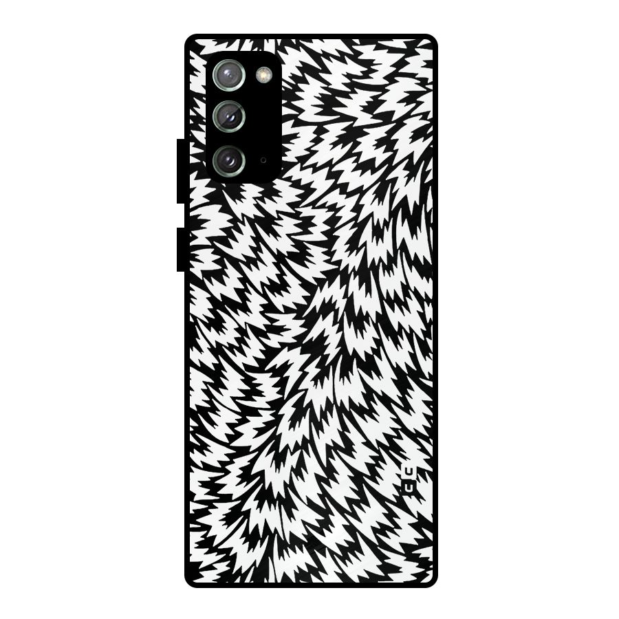 Lion Abstract Art Pattern Metal Back Case for Galaxy Note 20
