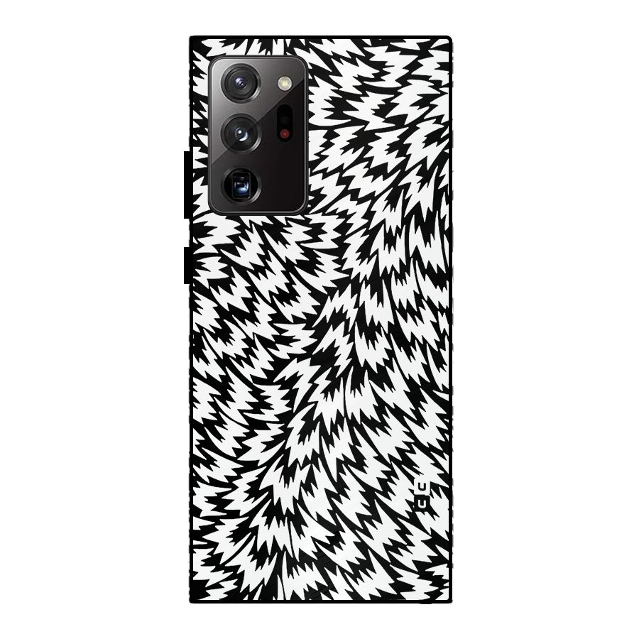 Lion Abstract Art Pattern Metal Back Case for Galaxy Note 20 Ultra