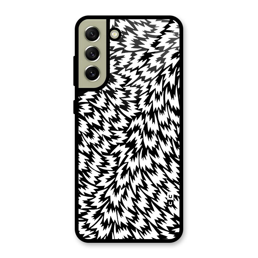 Lion Abstract Art Pattern Metal Back Case for Galaxy S21 FE 5G (2023)