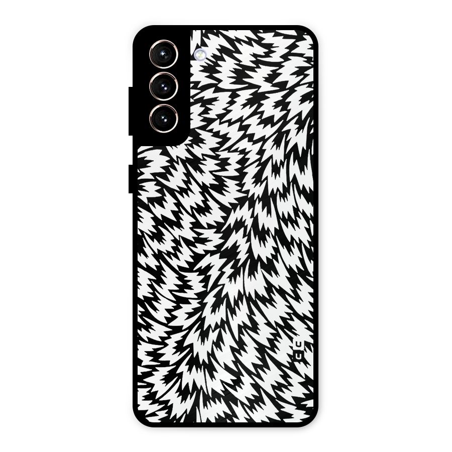 Lion Abstract Art Pattern Metal Back Case for Galaxy S21 Plus