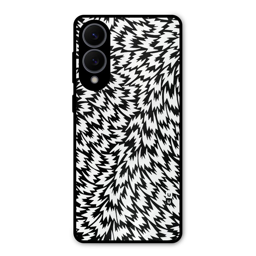 Lion Abstract Art Pattern Metal Back Case for Galaxy S25 Edge