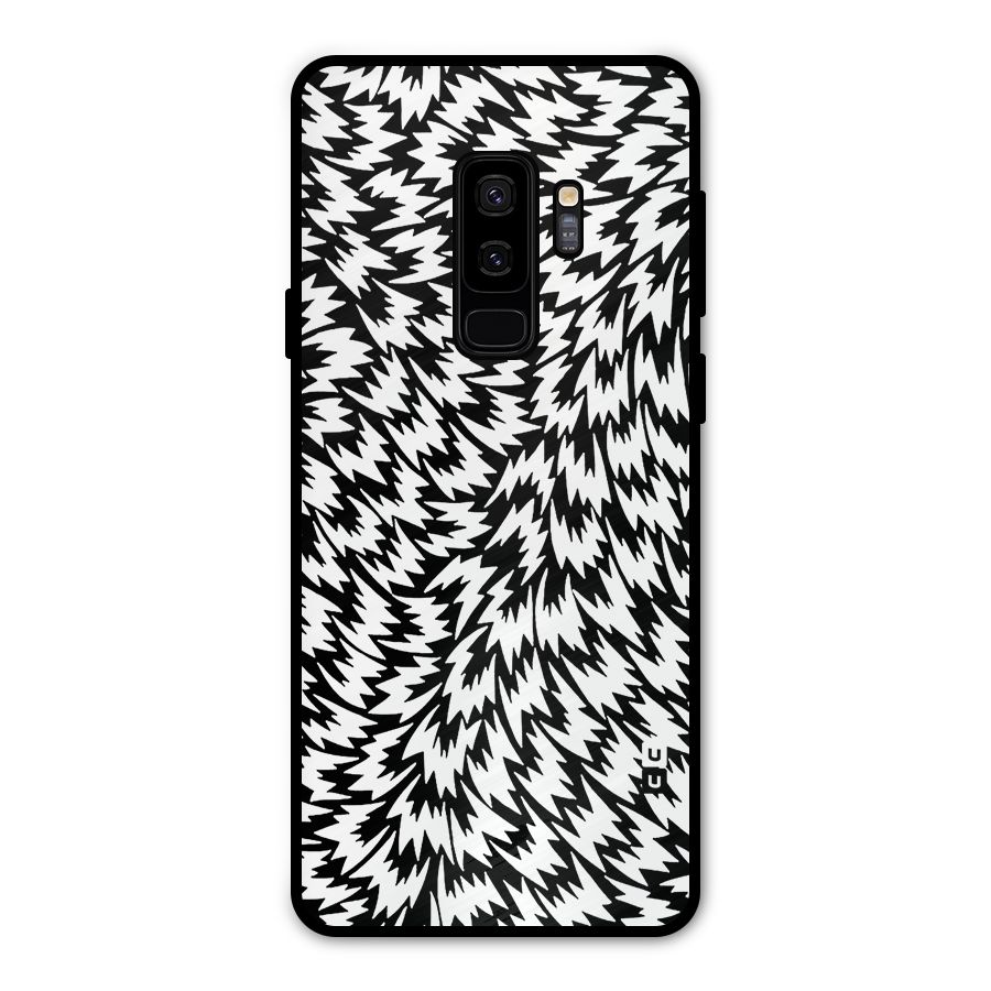 Lion Abstract Art Pattern Metal Back Case for Galaxy S9 Plus