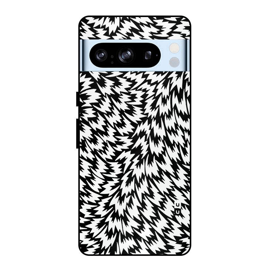 Lion Abstract Art Pattern Metal Back Case for Google Pixel 8 Pro