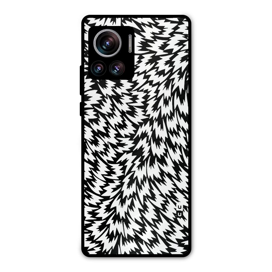 Lion Abstract Art Pattern Metal Back Case for Motorola Edge 30 Ultra
