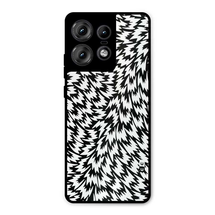 Lion Abstract Art Pattern Metal Back Case for Motorola Edge 50 Pro