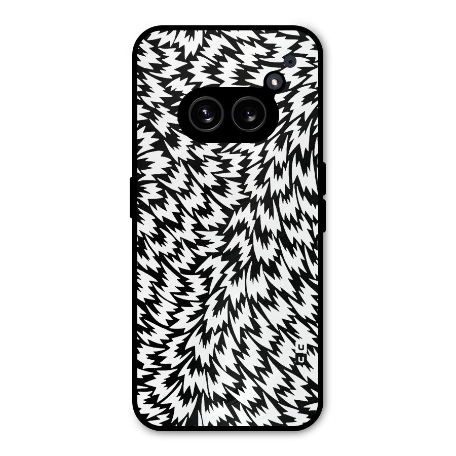 Lion Abstract Art Pattern Metal Back Case for Nothing Phone 2a Plus