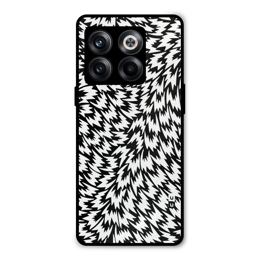 Lion Abstract Art Pattern Metal Back Case for OnePlus 10T
