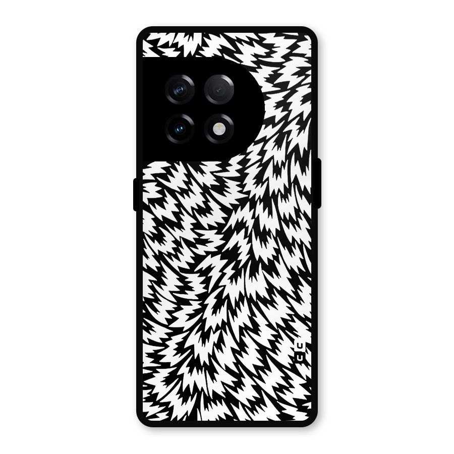 Lion Abstract Art Pattern Metal Back Case for OnePlus 11R