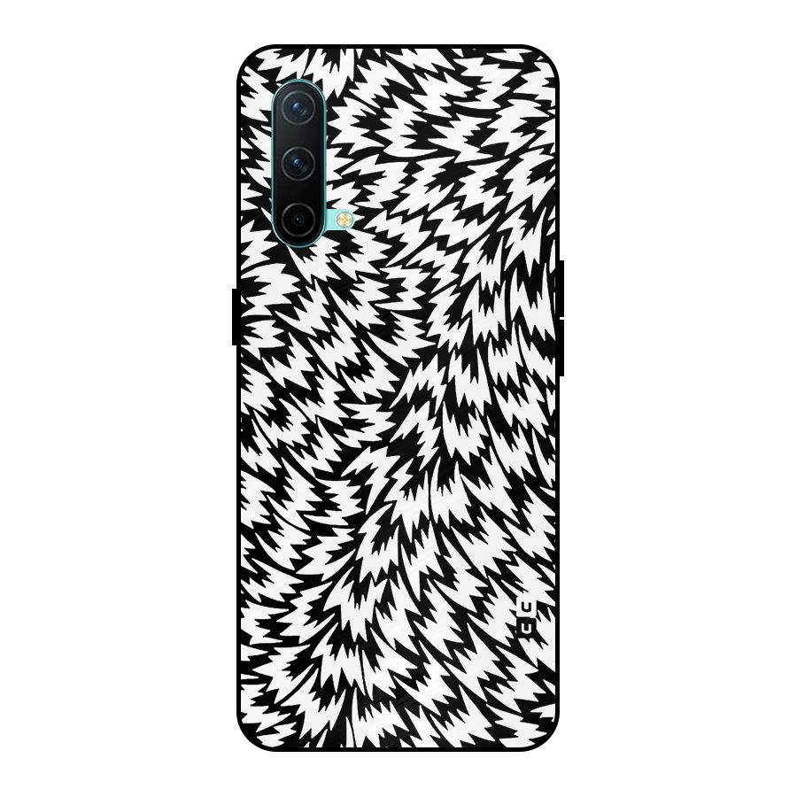 Lion Abstract Art Pattern Metal Back Case for OnePlus Nord CE 5G