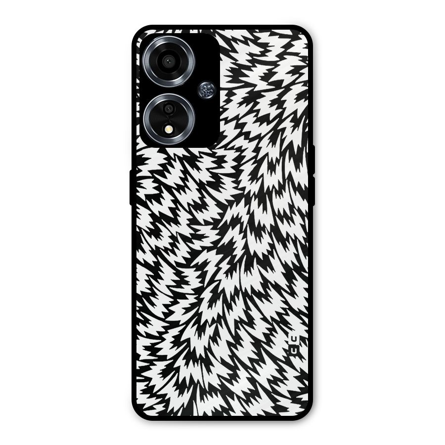 Lion Abstract Art Pattern Metal Back Case for Oppo A59