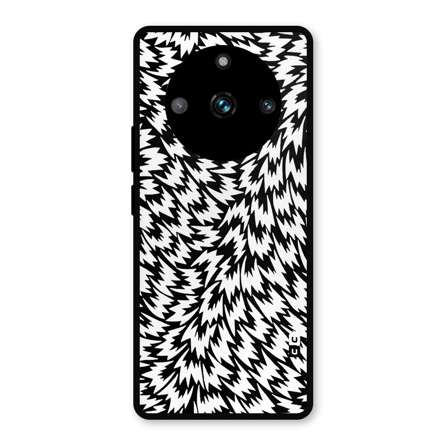 Lion Abstract Art Pattern Metal Back Case for Realme 11 Pro