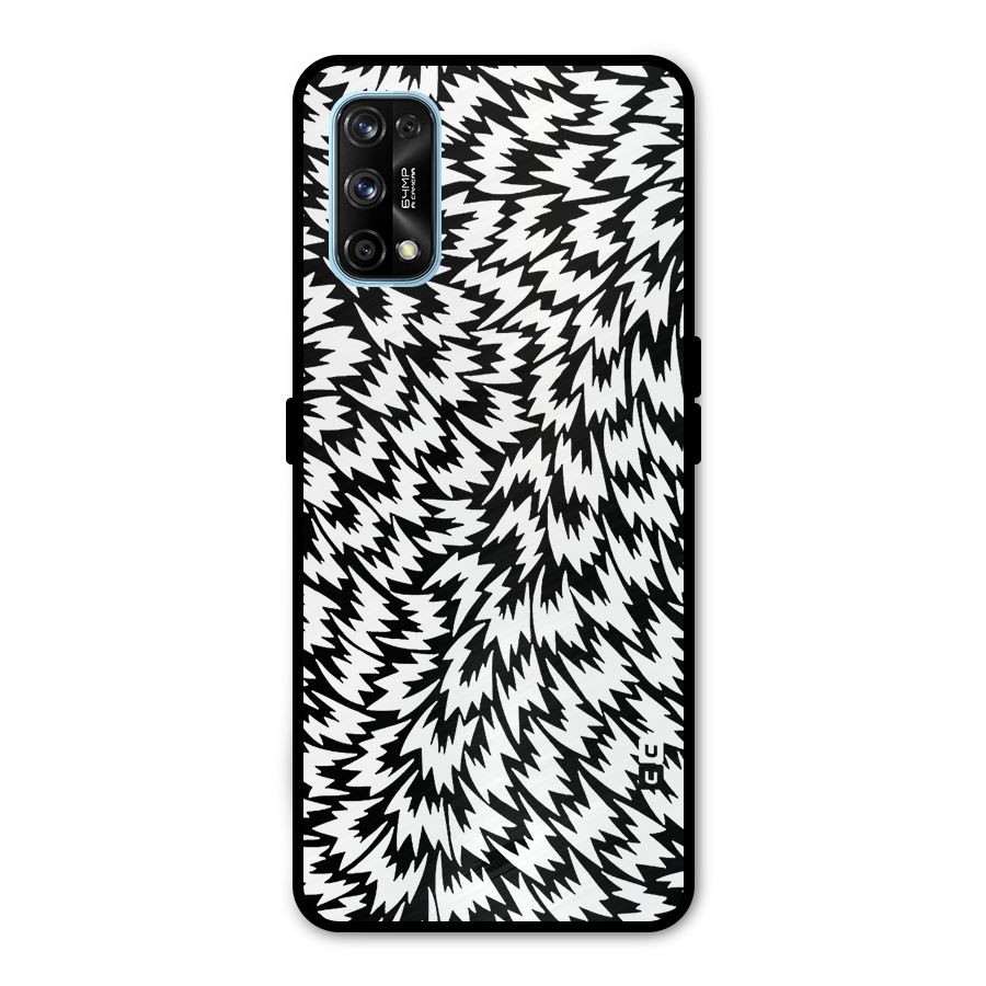 Lion Abstract Art Pattern Metal Back Case for Realme 7 Pro