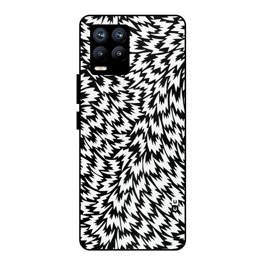 Lion Abstract Art Pattern Metal Back Case for Realme 8 Pro