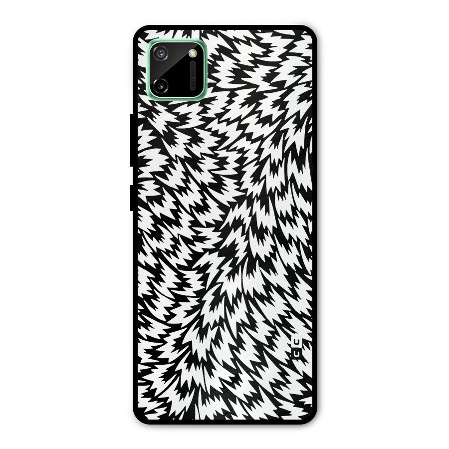 Lion Abstract Art Pattern Metal Back Case for Realme C11