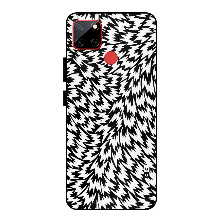 Lion Abstract Art Pattern Metal Back Case for Realme C12