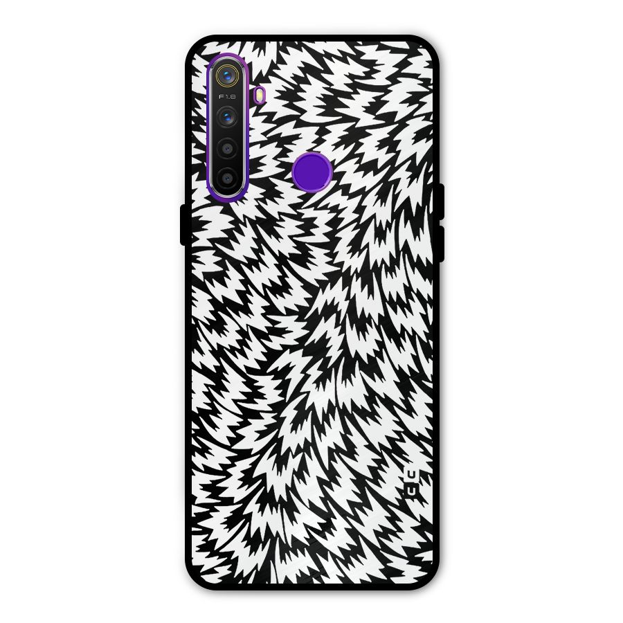 Lion Abstract Art Pattern Metal Back Case for Realme Narzo 10