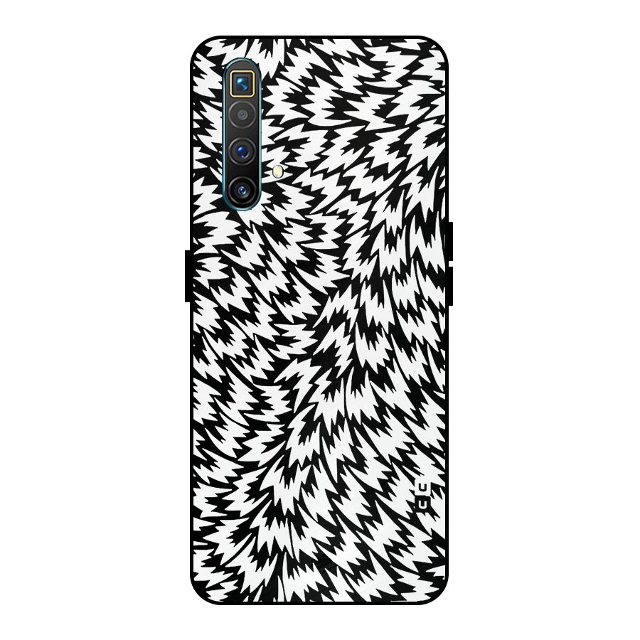 Lion Abstract Art Pattern Metal Back Case for Realme X3 SuperZoom
