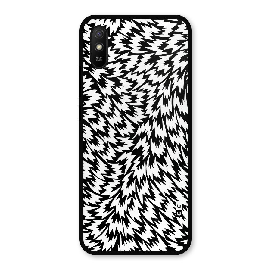 Lion Abstract Art Pattern Metal Back Case for Redmi 9i