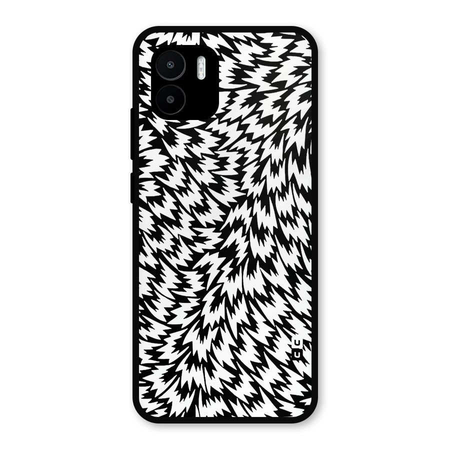 Lion Abstract Art Pattern Metal Back Case for Redmi A1