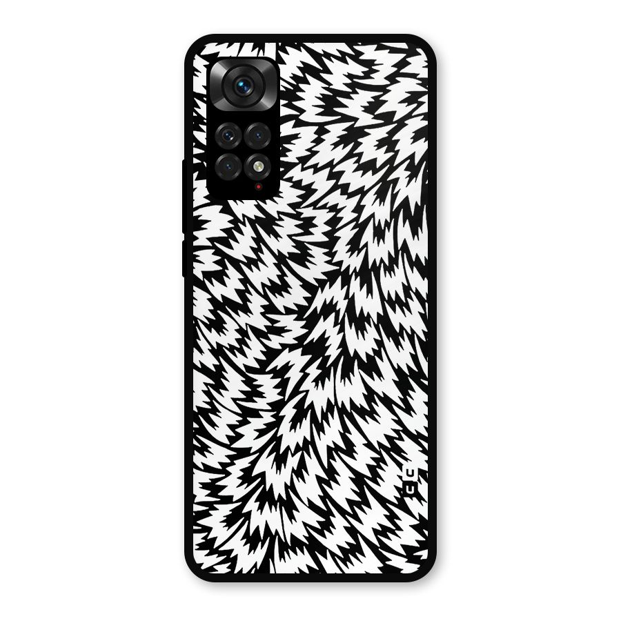 Lion Abstract Art Pattern Metal Back Case for Redmi Note 11s