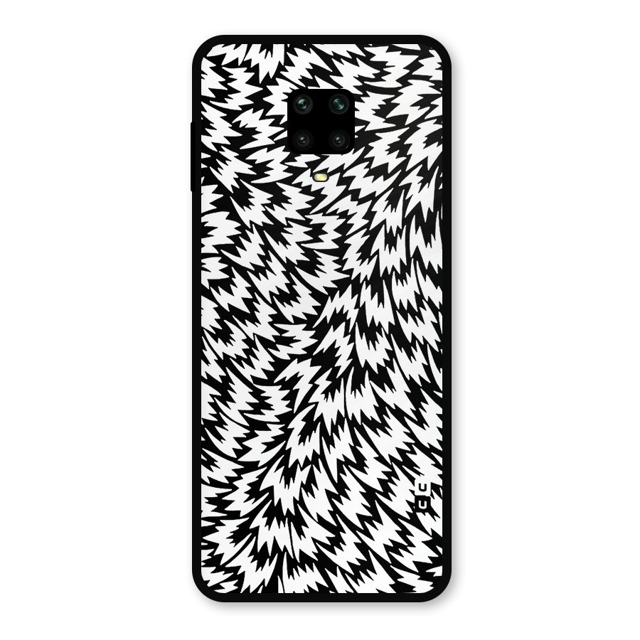 Lion Abstract Art Pattern Metal Back Case for Redmi Note 9 Pro Max