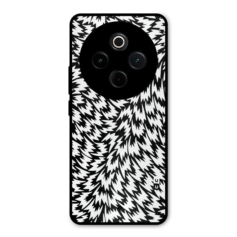 Lion Abstract Art Pattern Metal Back Case for Vivo T4