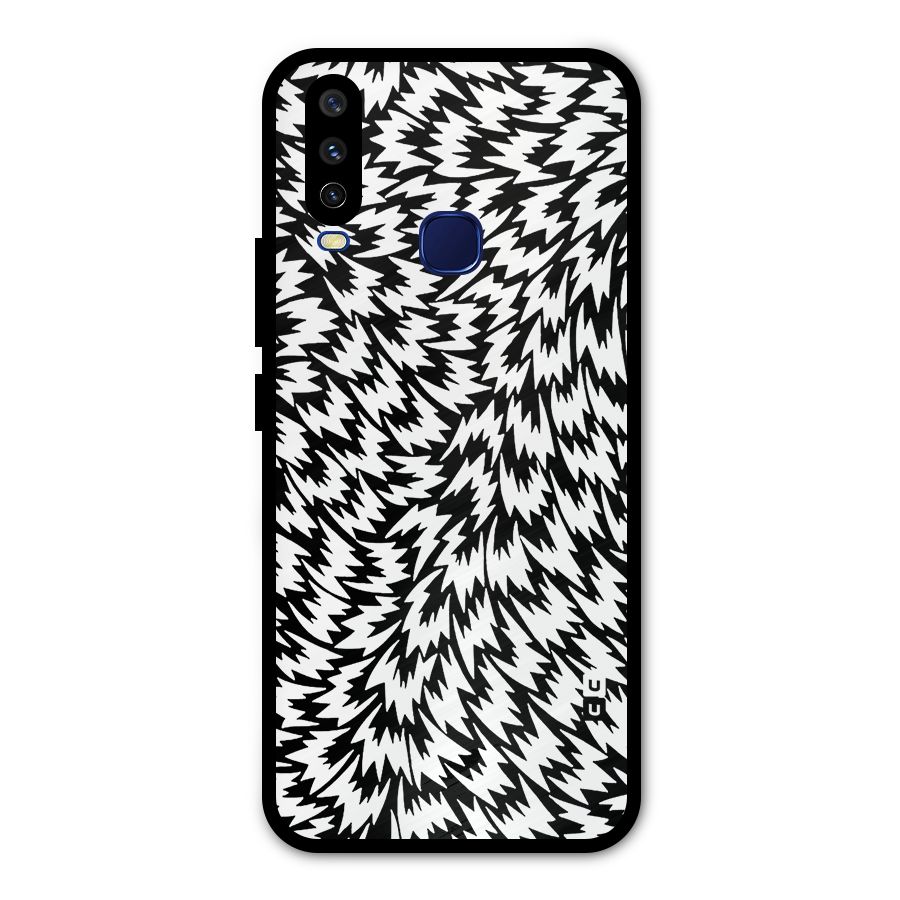 Lion Abstract Art Pattern Metal Back Case for Vivo V17