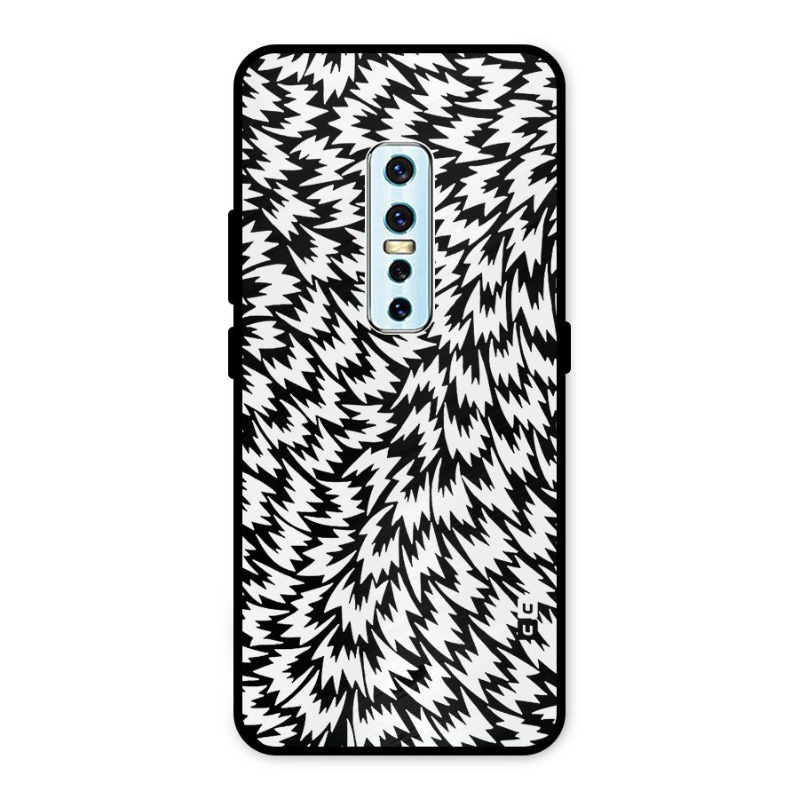 Lion Abstract Art Pattern Metal Back Case for Vivo V17 Pro