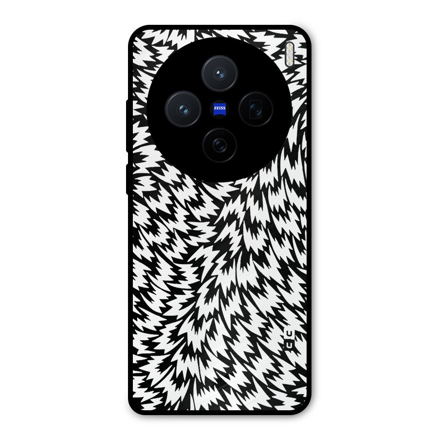 Lion Abstract Art Pattern Metal Back Case for Vivo X200