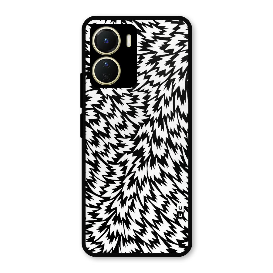 Lion Abstract Art Pattern Metal Back Case for Vivo Y16