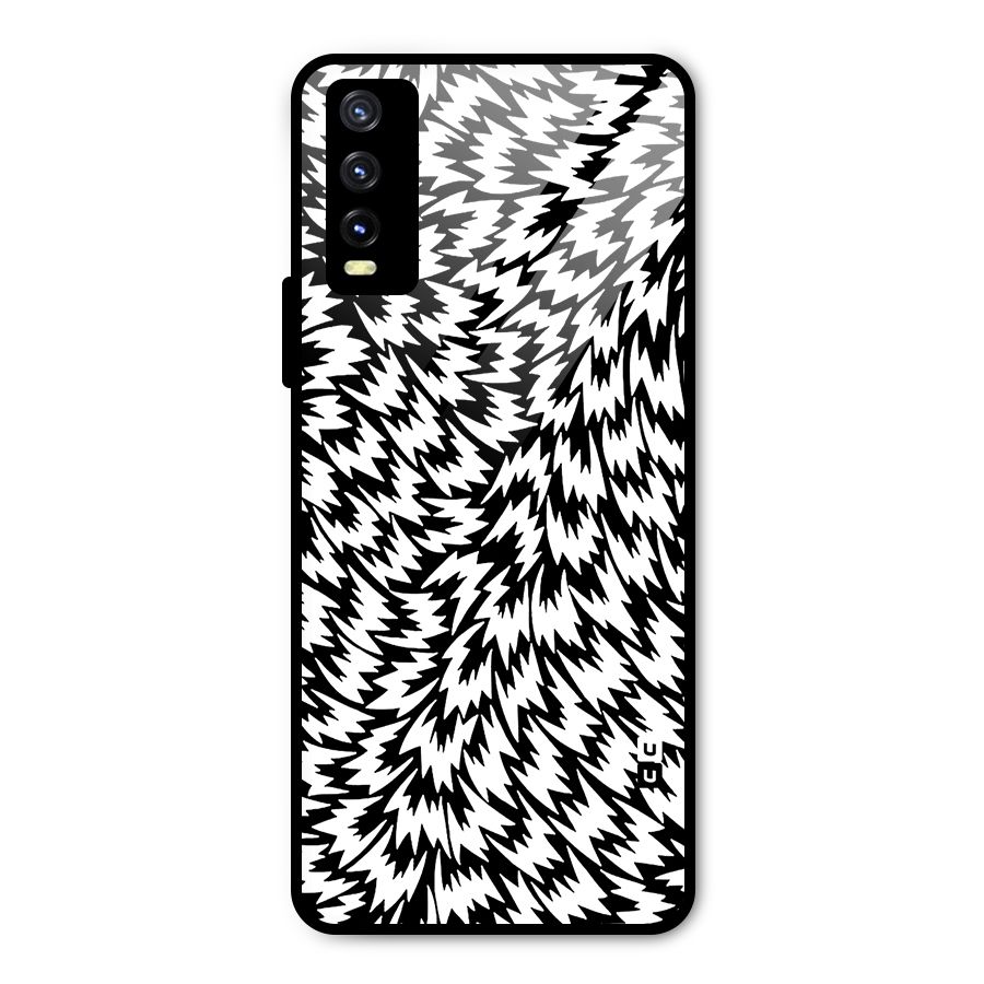 Lion Abstract Art Pattern Metal Back Case for Vivo Y20g