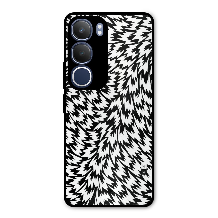 Lion Abstract Art Pattern Metal Back Case for Vivo Y29