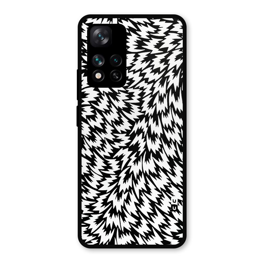 Lion Abstract Art Pattern Metal Back Case for Xiaomi 11i Hypercharge 5G