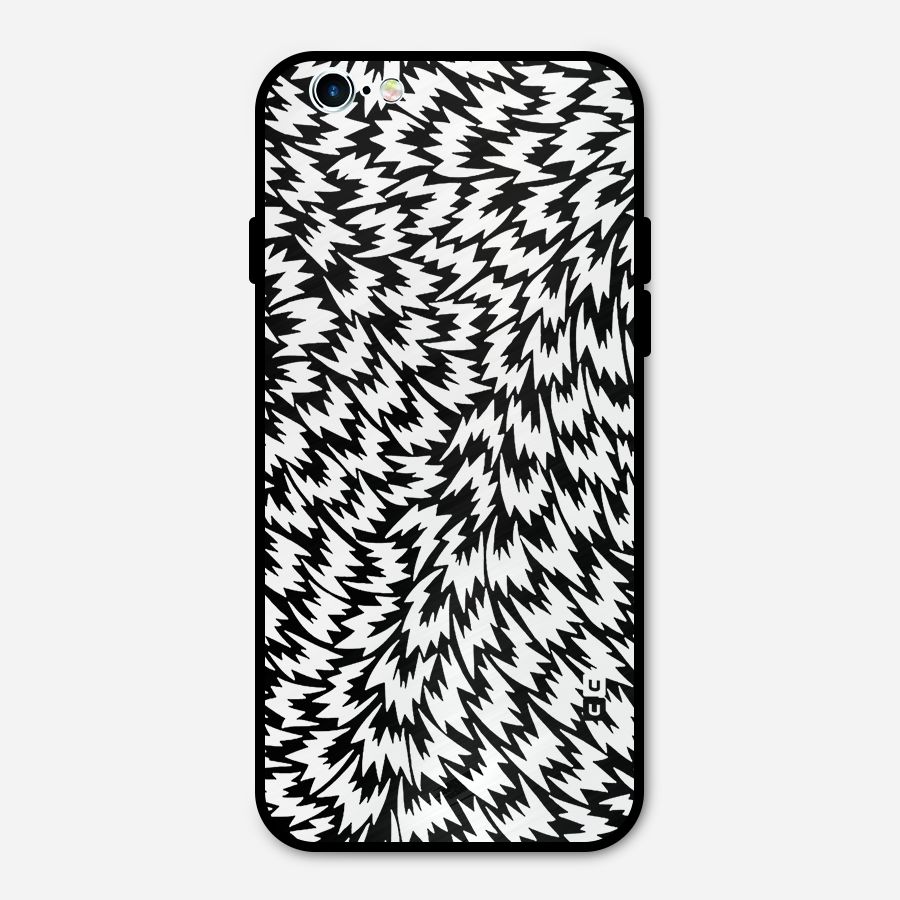 Lion Abstract Art Pattern Metal Back Case for iPhone 6 6s