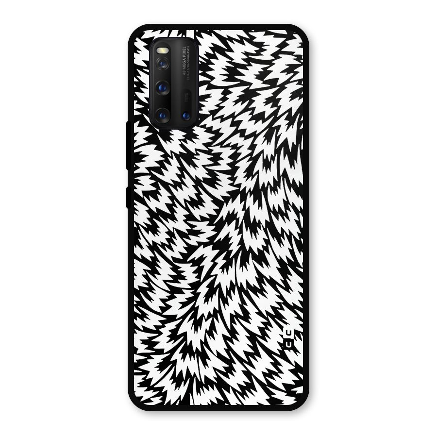 Lion Abstract Art Pattern Metal Back Case for iQOO 3