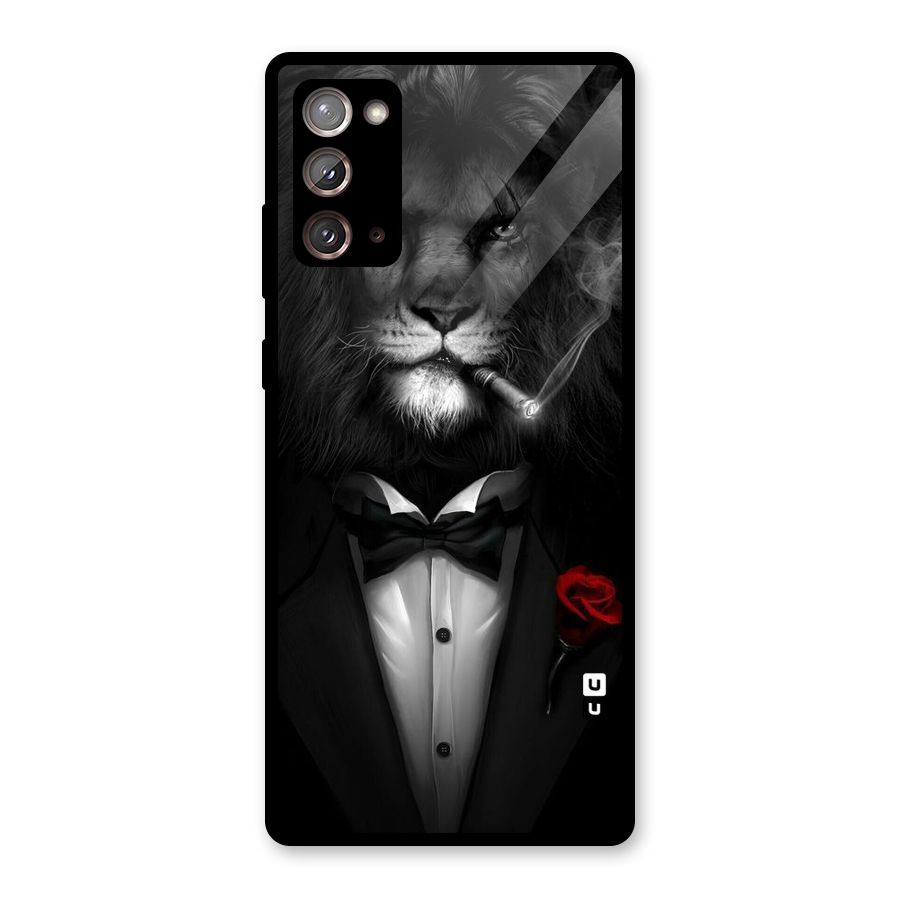 Lion Class Glass Back Case for Galaxy Note 20